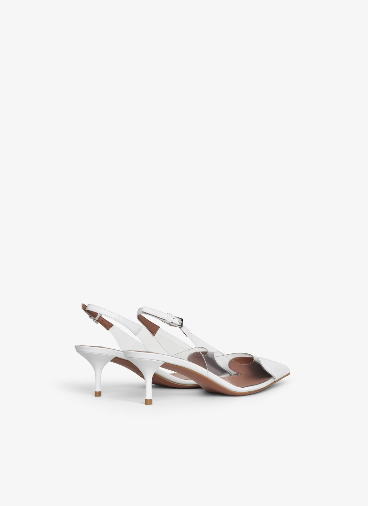 LE CŒUR SLINGBACKS IN PATENT LAMBSKIN
 ALAÏA WHITE LE CŒUR SLINGBACKS IN PATENT LAMBSKIN